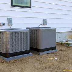 AC units on the side of a house